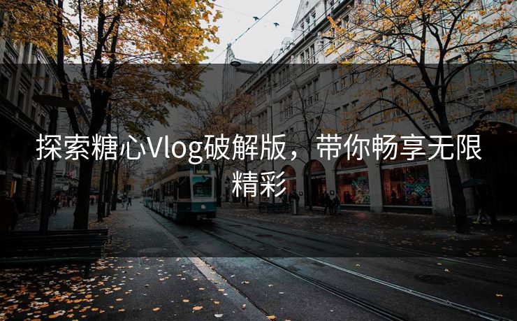 探索糖心Vlog破解版，带你畅享无限精彩